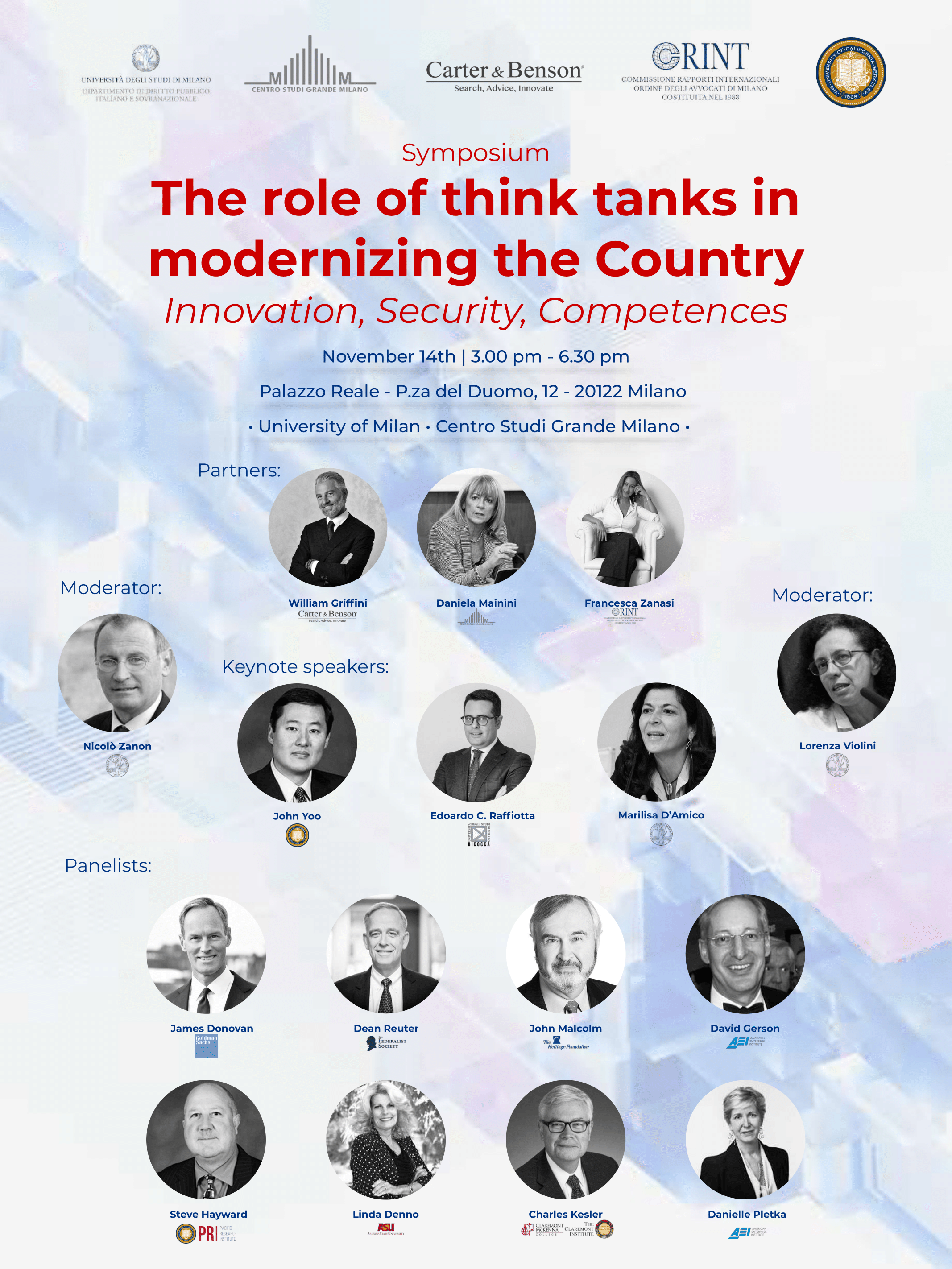 The role of think tanks in modernizing the Country