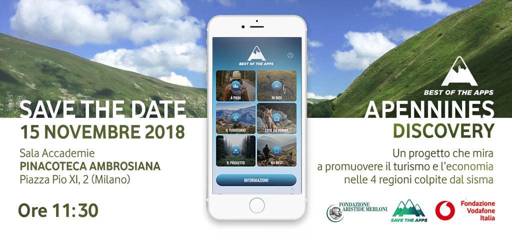 Giovedì 15 novembre, a Milano, Magna Carta con Fondazione Merloni e Fondazione Vodafone per #BestofTheApps Giovedì 15 novembre, a Milano, Magna Carta con Fondazione Merloni e Fondazione Vodafone per #BestofTheApps