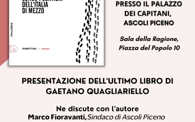 STRADA FACENDO – Presentazione del libro di Gaetano Quagliariello ad Ascoli Piceno